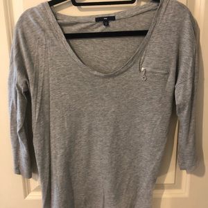 Gray shirt
